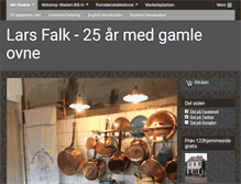 Tablet Screenshot of lars-falk.dk
